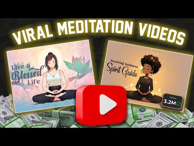 How to Create Viral Meditation videos | YouTube Automation ($512 a Day)