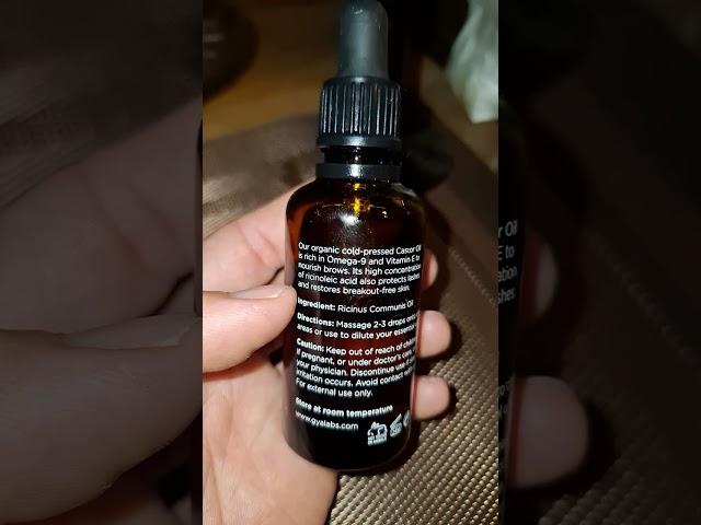 HONEST review of the Gya Labs Organic Cosmetics Castor Oil