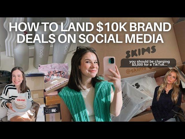 How brand deals *actually* work in 2024  What rates to charge, brand outreach, contracts + more!