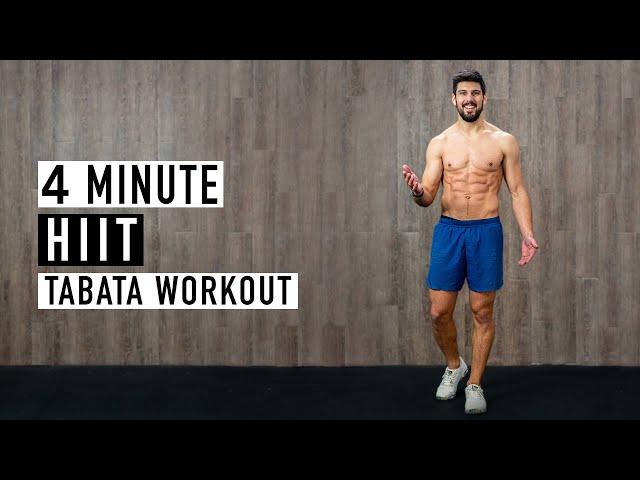 4 Minute- HIIT Tabata Workout (w/ Ash Crawford)