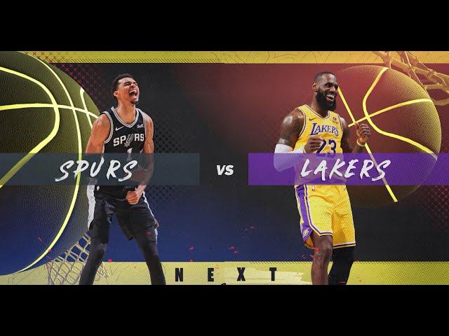 NBA LOS ANGELES LAKERS  vs SAN ANTONIO SPURS GAMEPLAY PS5 UHD