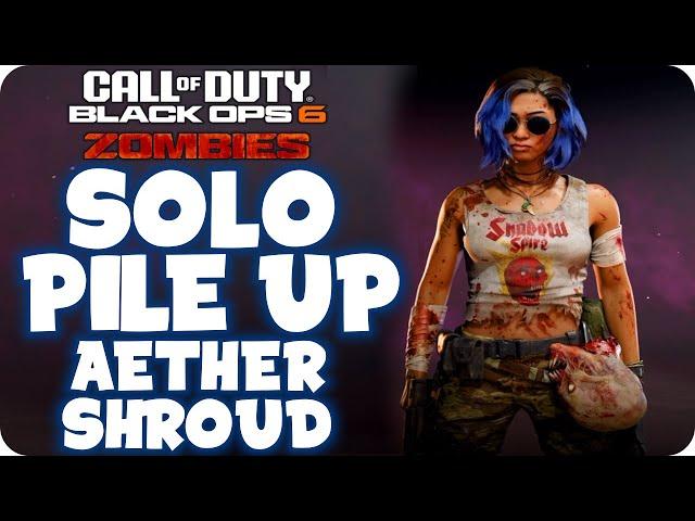 SOLO PILE UP GLITCH! EASY XP/CAMOS - AETHER SHROUD - Black Ops 6 Zombie Glitches