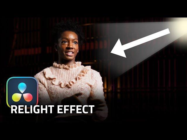 Using Relight Effect to fix your Footage! - Davinci Resolve 18.5 Tutorial