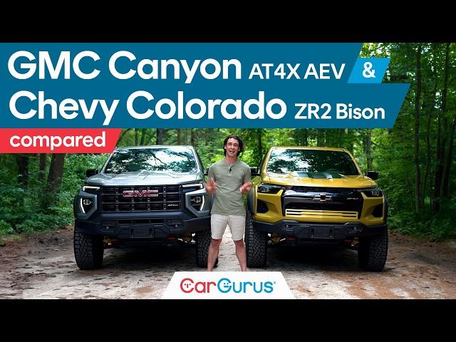 2024 GMC Canyon AT4X AEV vs 2024 Chevy Colorado ZR2 Bison