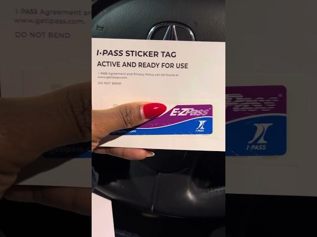 I - PASS STICKER TAG INSTALLATION AND INFORMATION