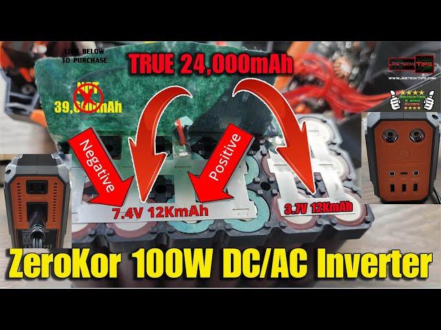 ZeroKor USB and 100W DC to AC power station review | JoeteckTips