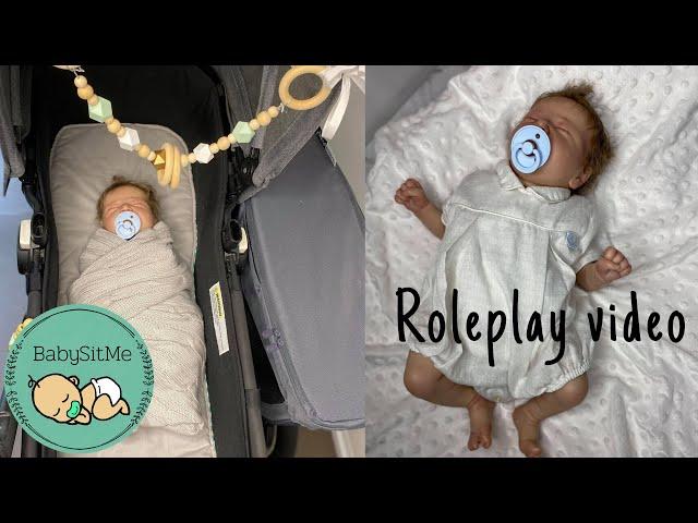 Using the (FREE) BabySitMe Roleplay YouTube VIDEO to Roleplay with my Reborn Baby