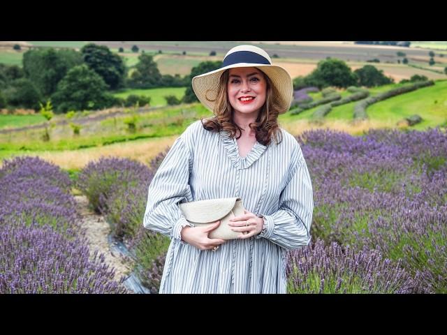 COSY SUMMER VLOG / Lavender Fields, A Tea Party, Wardrobe Update & Baking Lavender Scones