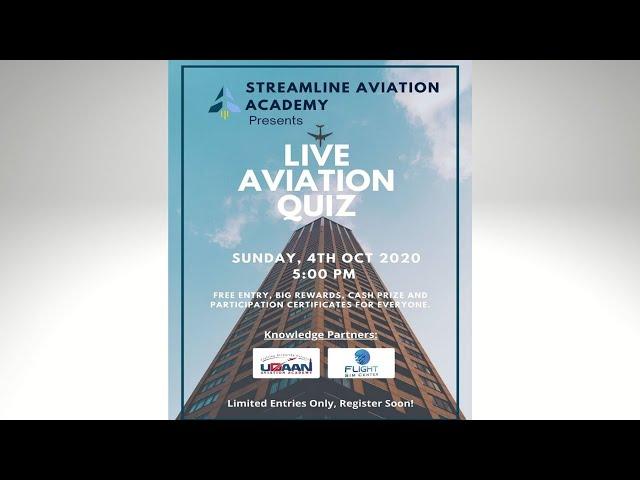 Live Aviation Quiz | Udaan AA - Streamline AA