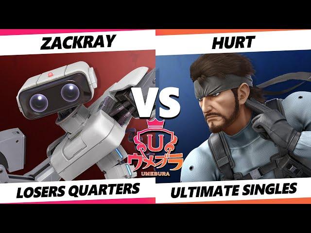 Umebura SP 11 TOP 8 - Hurt (Snake) Vs. Zackray (ROB) Smash Ultimate - SSBU