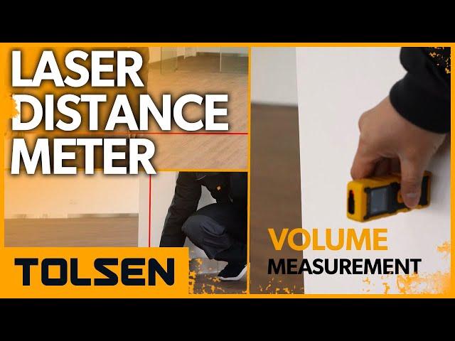 TOLSEN® Laser Distance Meter | Laser Measuring Tool | Laser Distance Measurer 35172