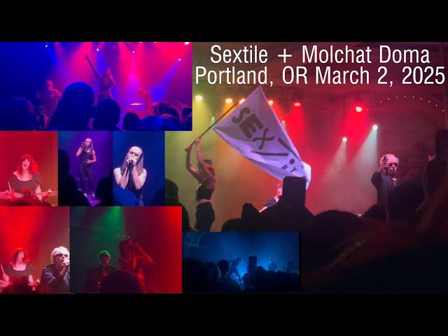 Sextile + Molchat Doma concert live in Portland March 2, 2025