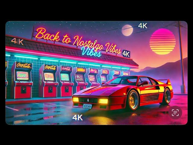 80s Synthwave Playlist - Retro Arcade Vibes - Nostalgia