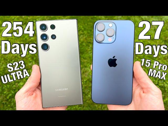 Samsung S23 Ultra vs iPhone 15 Pro Max Real Life User Comparison!