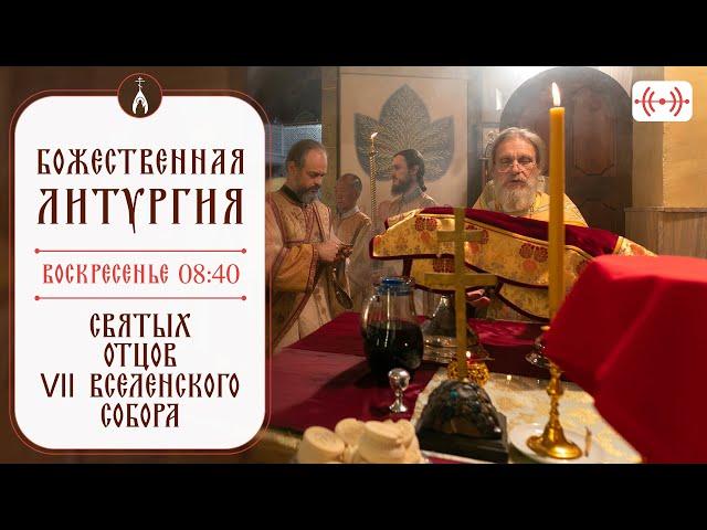 БОЖЕСТВЕННАЯ ЛИТУРГИЯ. Трансляция 27 октября (воскресенье) в 08:40