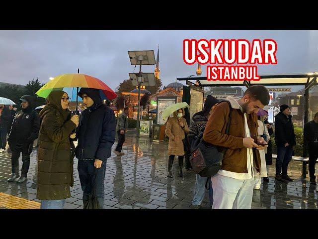 Rainy Istanbul Stroll: Uskudar’s Hidden Gems on a Cloudy Day