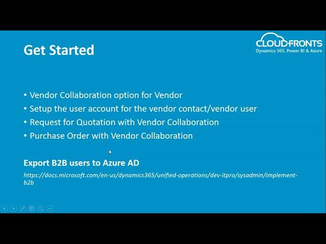 Vendor Collaboration in D365 for Finance and Operations