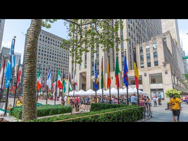 Rockefeller Plaza Walkthrough Before Christmas: NYC’s Iconic Heart in Motion | Meta Ray-Ban POV