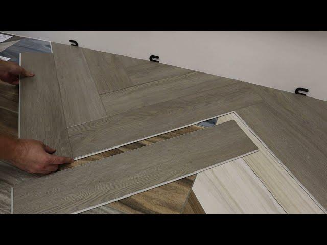 How to Install Single Herringbone with Waterproof Vinyl Floor