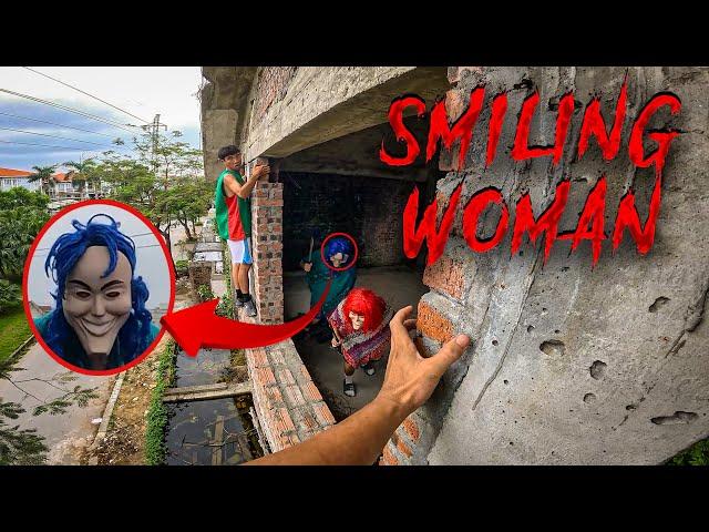 SMILING WOMAN REAL LIFE ESCAPE 6.0 | Horror Parkour Pov Short | Bubbles 3Run