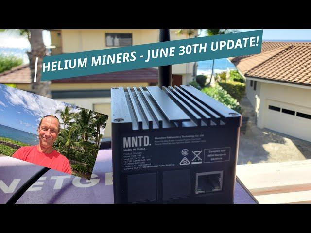 One Minute Crypto  Helium Miner June 30th Update - 13% ROI! Stats - 3 Areas Island/City/Rural! #4K