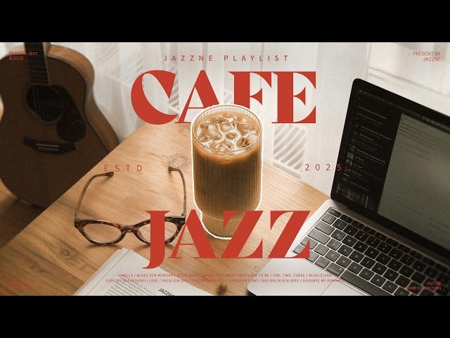 Invitation to a cool summer jazz cafe  Exciting and cheerful guitar playlist | Work, focus, study