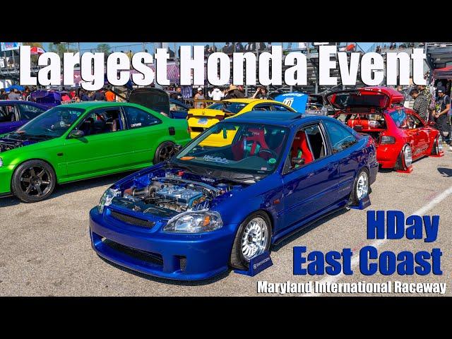 Lets Do HDay | The Largest Honda Meet On East Coast | Car Show Vid w/ 1000 Plus Cars And Drag Racing