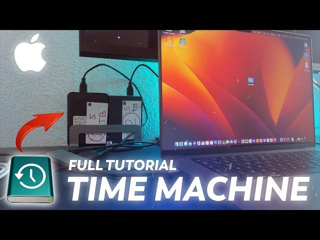 How to Set up & Use Time Machine to Backup your Mac - Full Tutorial 2024