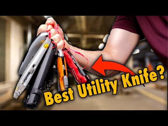 Testing every utility knife, DeWalt, Stanley, Klein Tools, Irwin, Milwaukee, ToughBuilt, Fiskars Pro