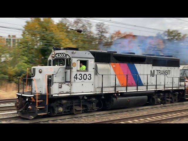 *90’S TAGLESS K5LA HORN* GP40 EQUIPMENT MOVE AT  TRENTON (FAST)