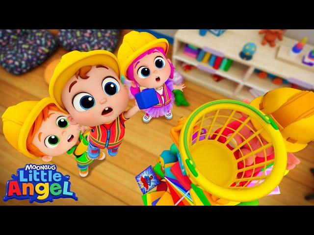 The Toy Tower | Little Angel Kids Songs & Nursery Rhymes