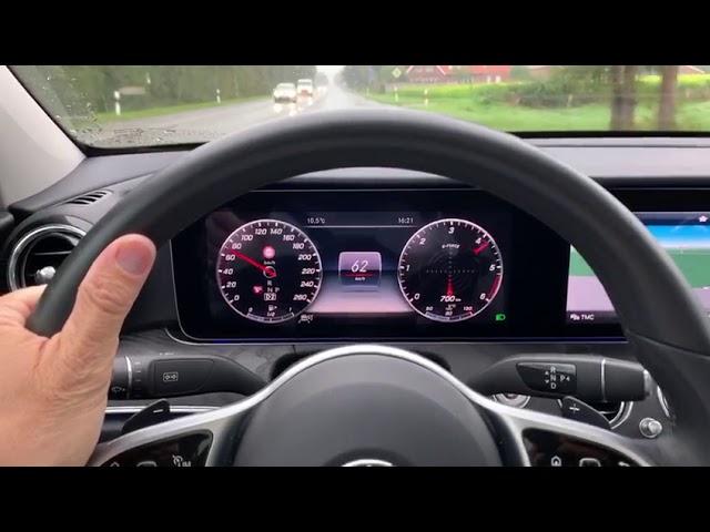 2018 Mercedes E 400d  (340hp) - 0-100 km/h acceleration Wet Conditions