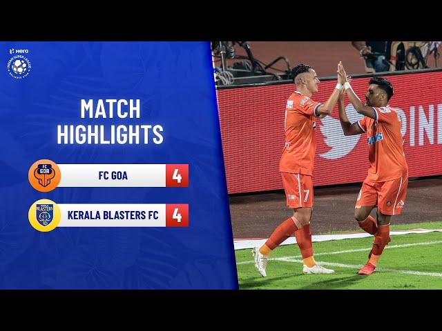 Highlights - FC Goa 4-4 Kerala Blasters FC - Match 109 | Hero ISL 2021-22