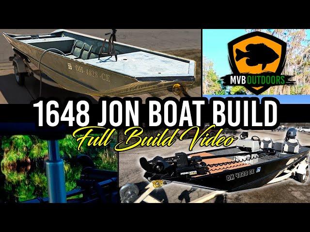 1648 Jon Boat Conversion - FULL Build Start to Finish Transformation