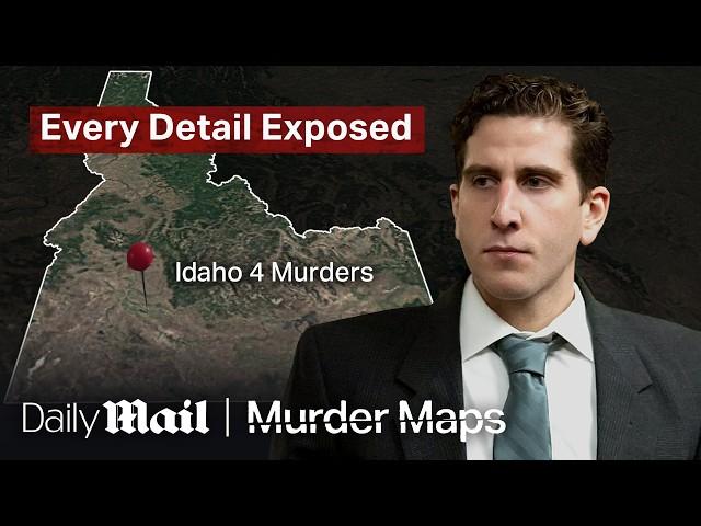 The 2022 University of Idaho Killings Mapped by a Forensic Expert | Murder Maps | Daily Mail