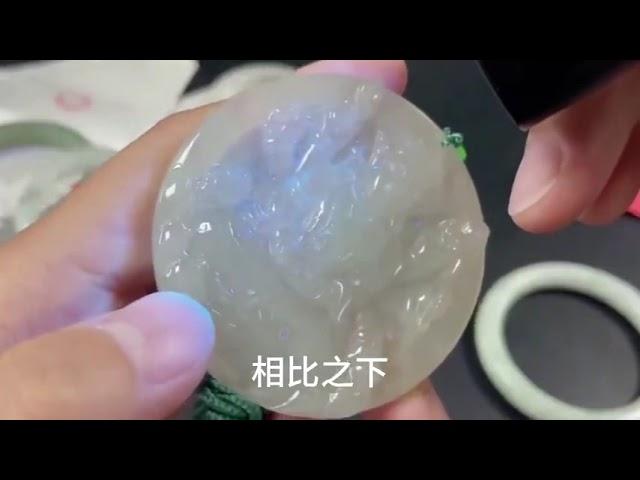 翡翠知识，蜘蛛网纹和 棉 的区别 #翡翠 #jade #jadeite # 缅甸翡翠 #翡翠知识 #翡翠鉴定 #翡翠真假 #翡翠直播@jadelive6688