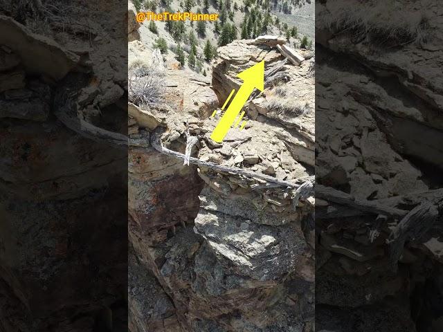 I randomly flew my drone to the top of this mountain to see what was there