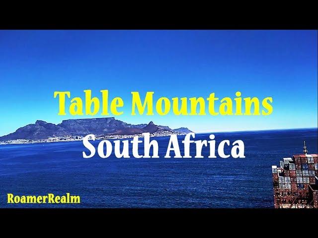 Table Mountain Cape Town | View from Ship | South Africa | RoamerRealm