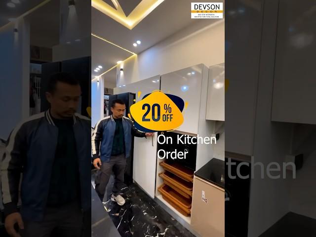20 % off on Modular Kitchen at Devson Decor Imphal. Book now it’s for limited time only..#shorts