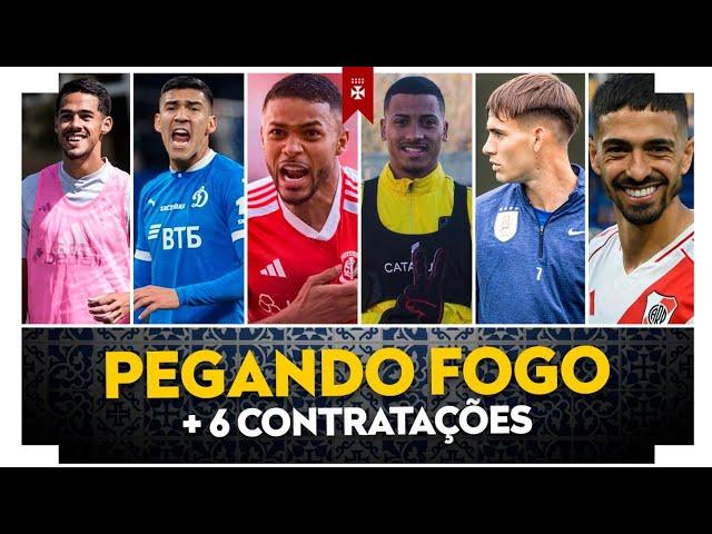 PEGANDO FOGO: + 6 CONTRATAÇÕES E 8 JOGADORES DE SAÍDA!