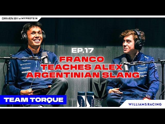 FRANCO TEACHES ALEX ARGENTINE SLANG | Team Torque Ep.17 | Las Vegas GP