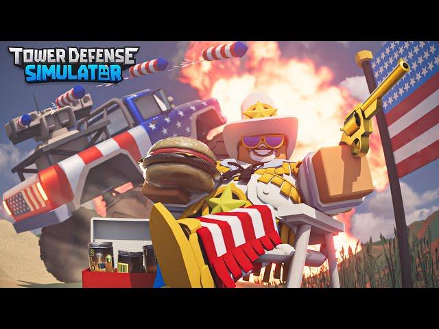 4th Of July Skin! | Tower Defense Simulator