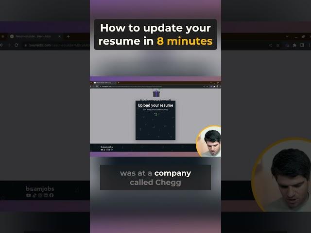 Update Your Resume In 8 Minutes