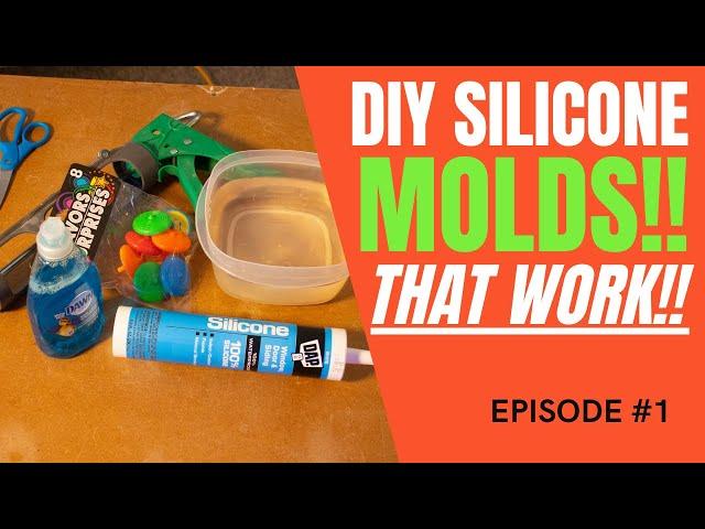 EASY & CHEAP DIY Silicone Molds / Silicone Mold / Dish Soap