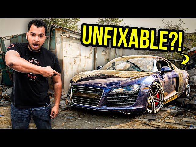 Rebuilding A WORTHLESS Audi R8 That Every Mechanic Gave Up On | Part 1