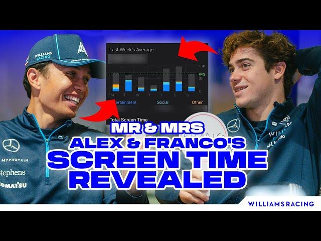 ALEX ALBON AND FRANCO COLAPINTO PLAY MR & MRS | Williams Racing