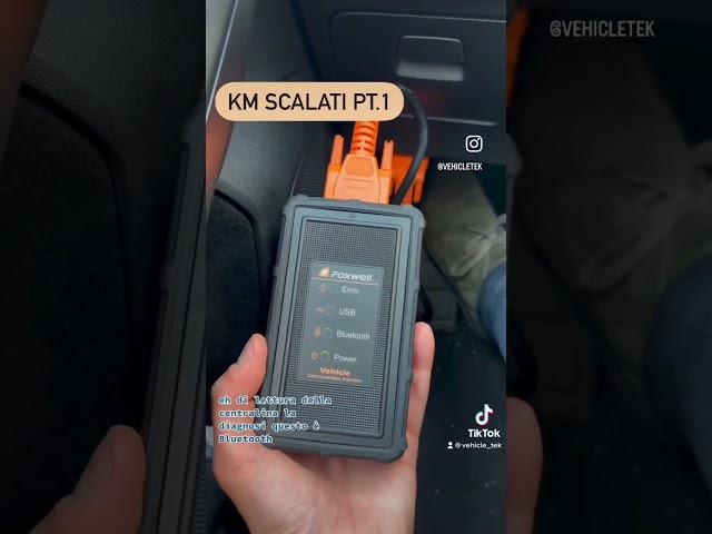 Km scalati? Primo modo per scovarli #vehicletek #automobili #km