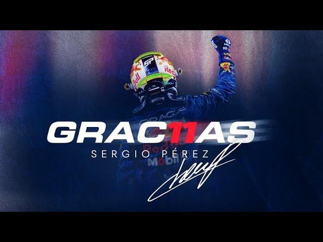 Gracias, Checo  Thank You For Four Special Seasons Together