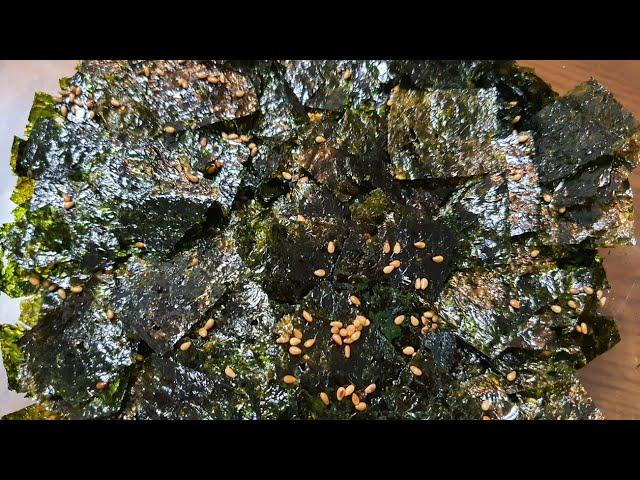 김자반만들기 [묵은김 버리지마세요 맛있는 김자반으로 활용하기]-충청도 외할머니밥상