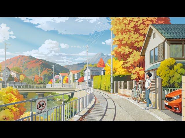 as autumn falls.  anime lofi mix